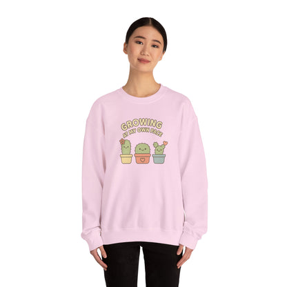 Cactus Growing at My Own Pace sweatshirt
