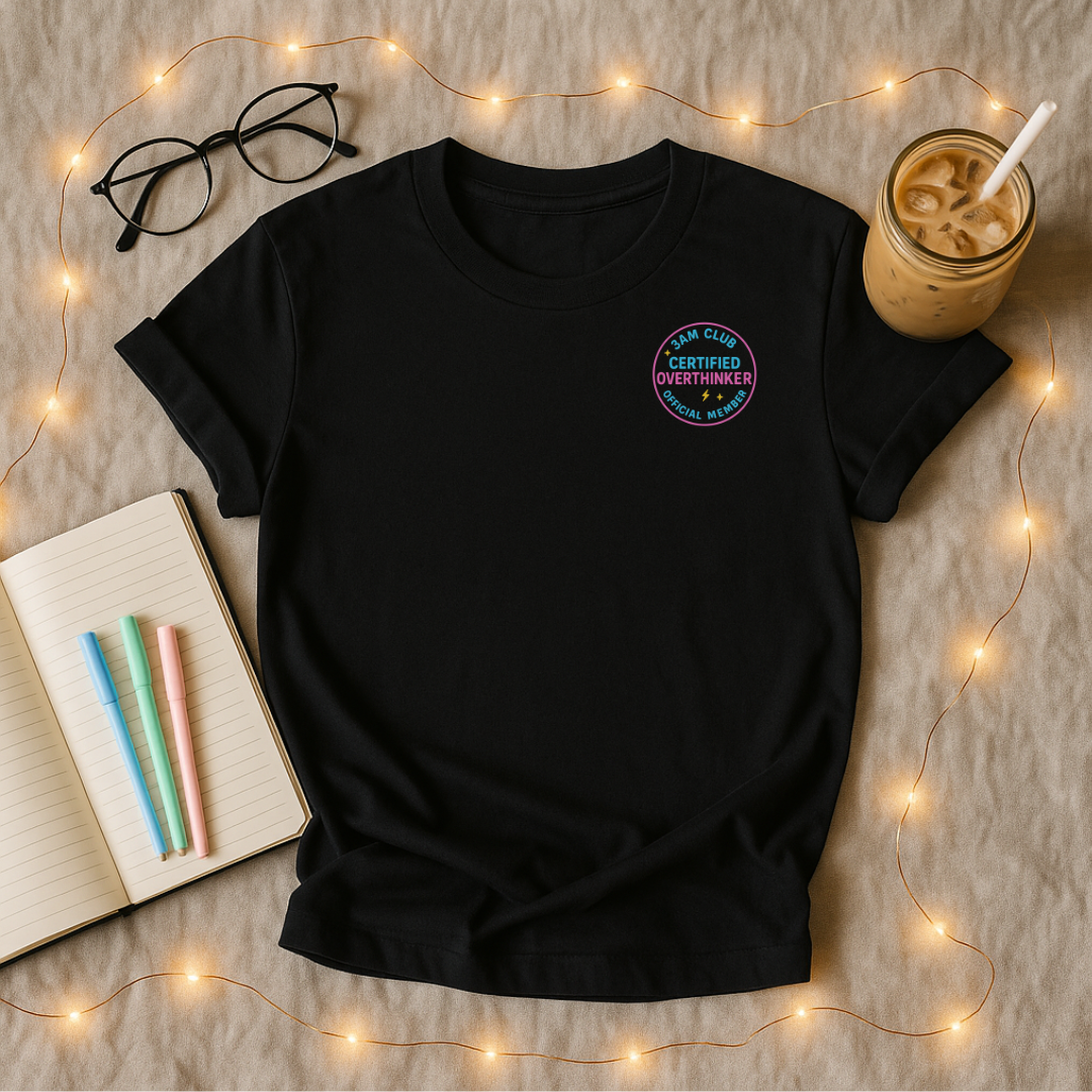 Neon Diner 3AM Overthinkers Club  T-Shirt