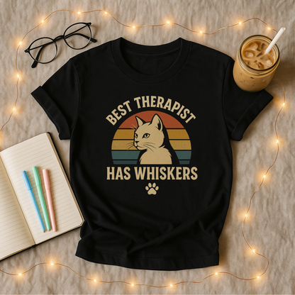 Best Therapist Has Whiskers T-Shirt