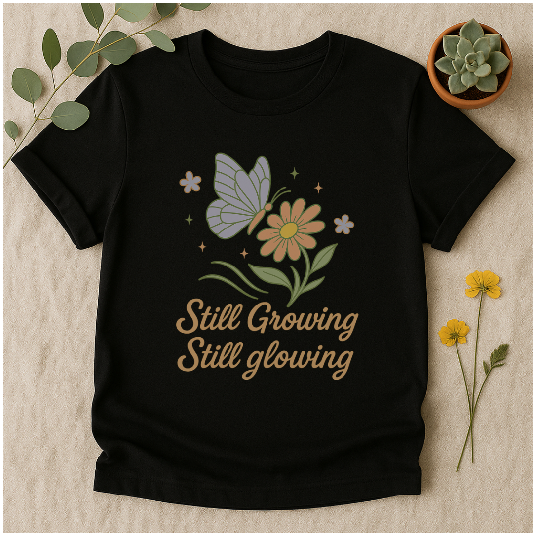 Growth and Glow Butterfly T-Shirt