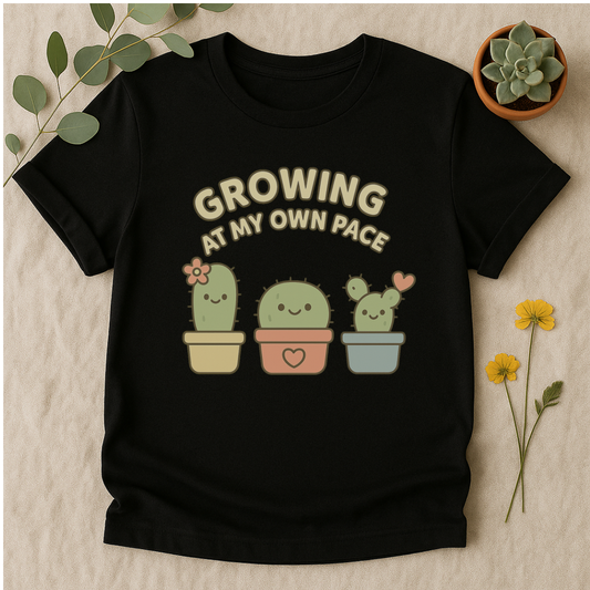 Cactus Growing at My Own Pace T-Shirt