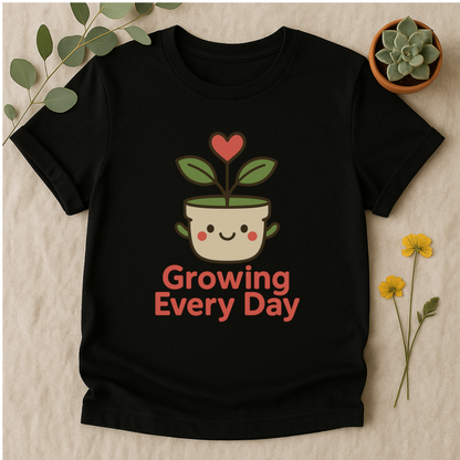 Growing Every Day Plant T-Shirt