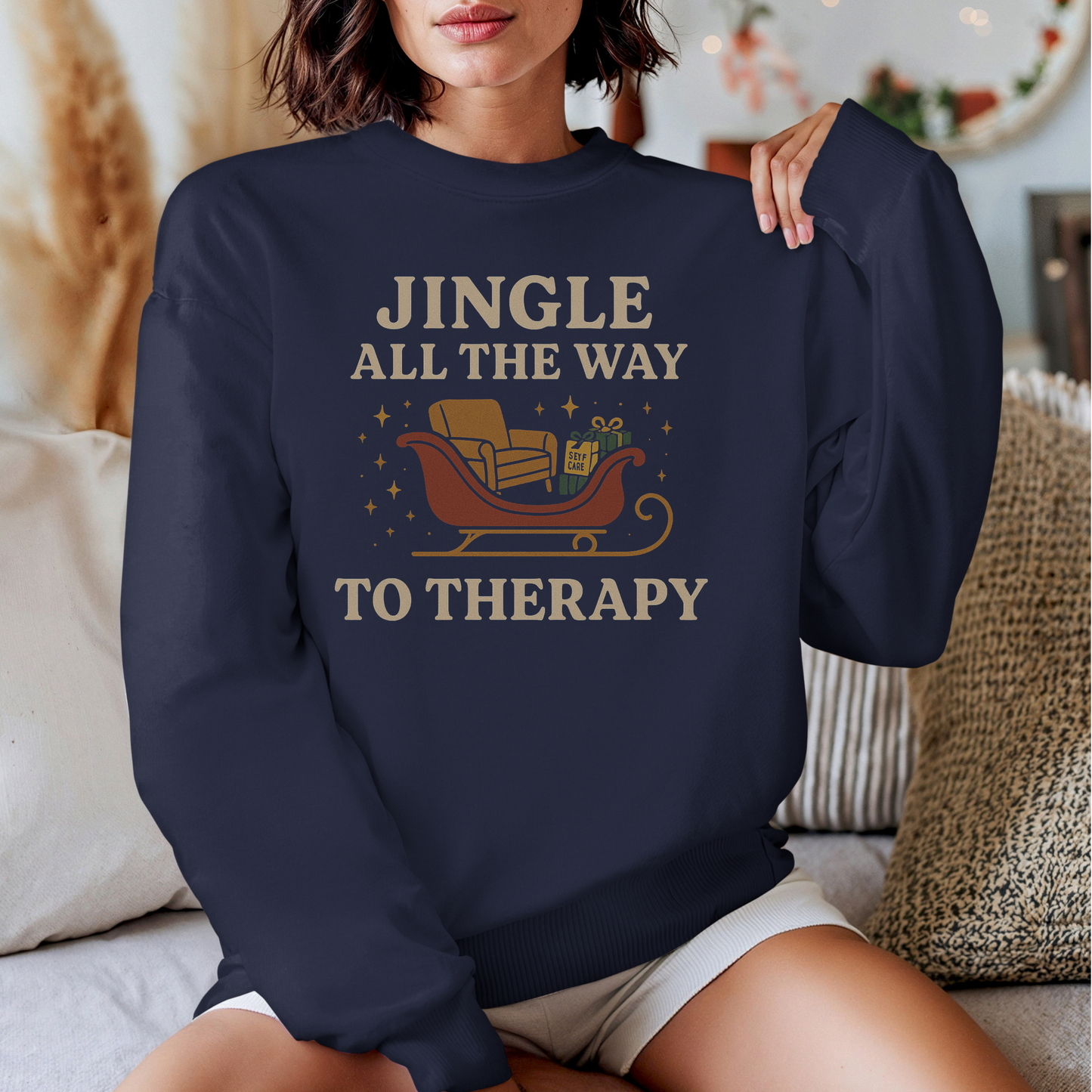 Jingle All The Way To Therapy Sweatshirt