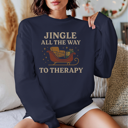 Jingle All The Way To Therapy Sweatshirt