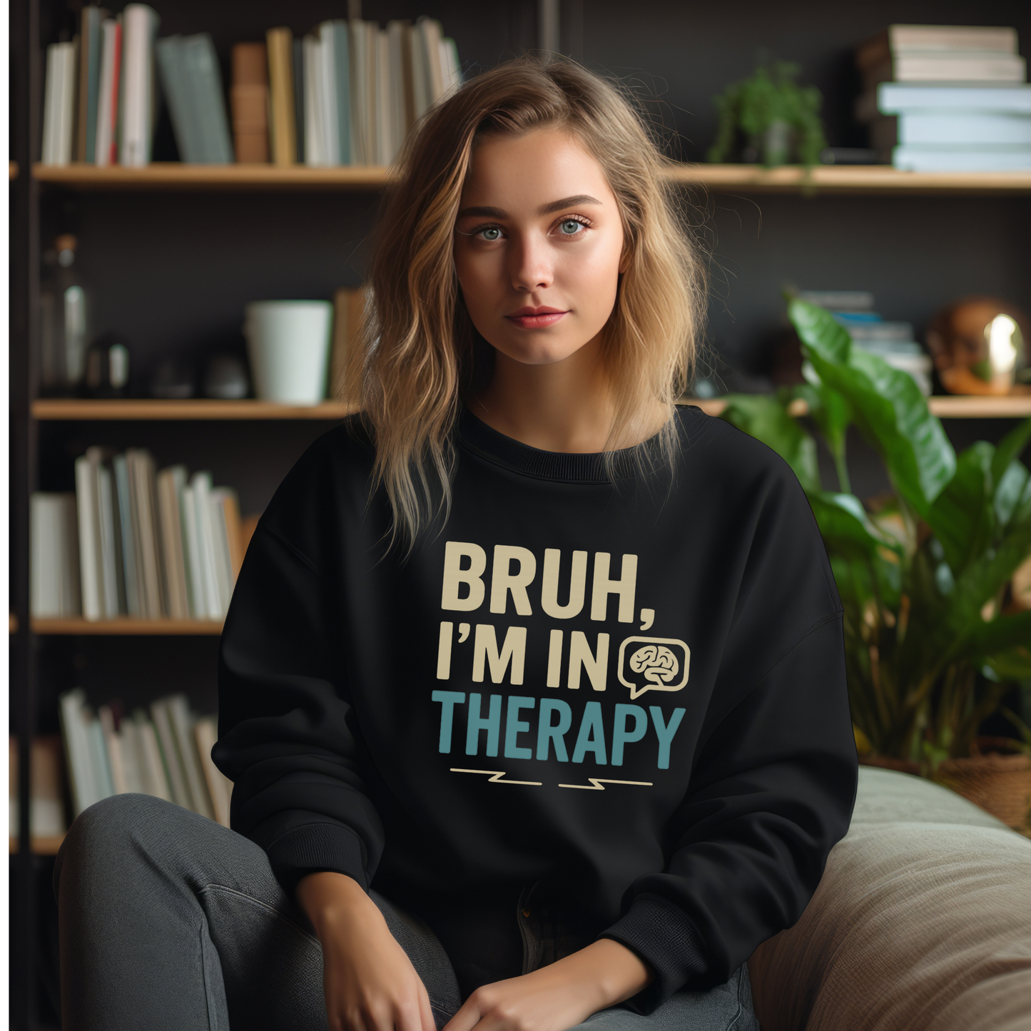 Bruh I'm in Therapy Sweatshirt
