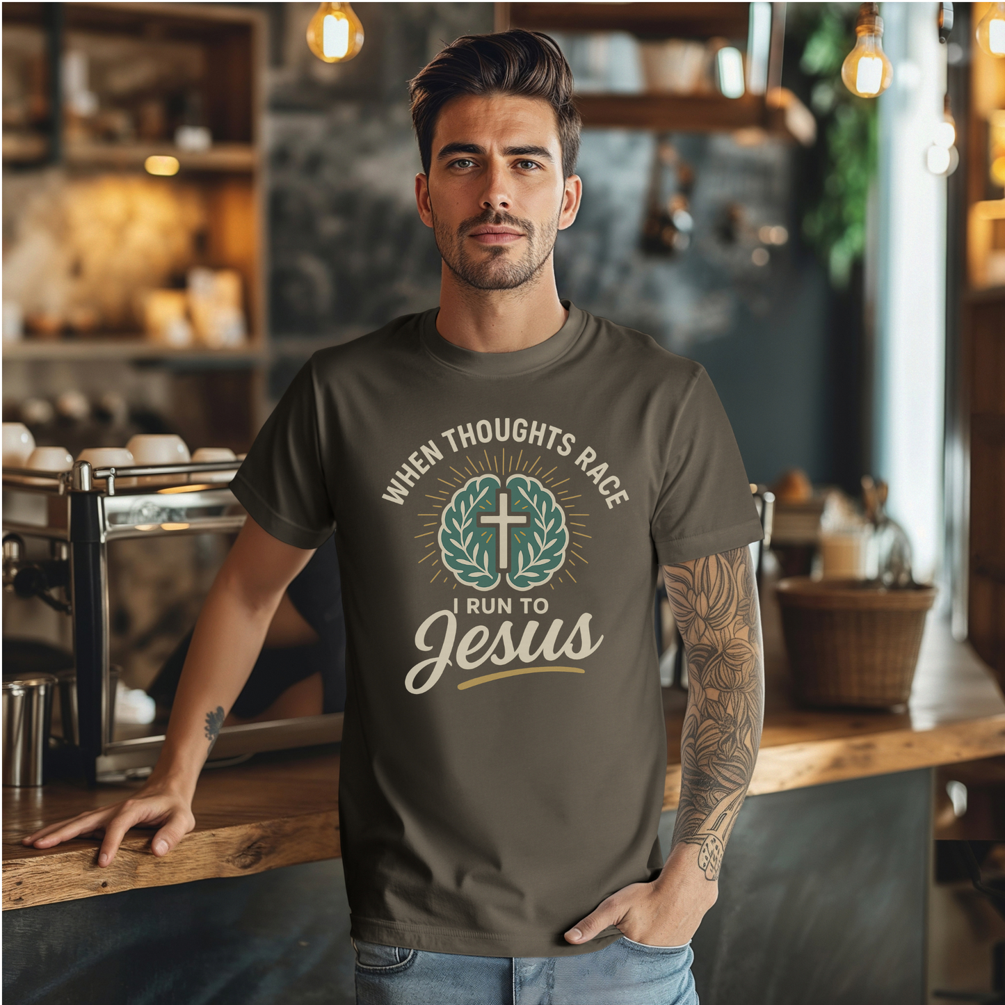Jesus When Thoughts Race T-Shirt