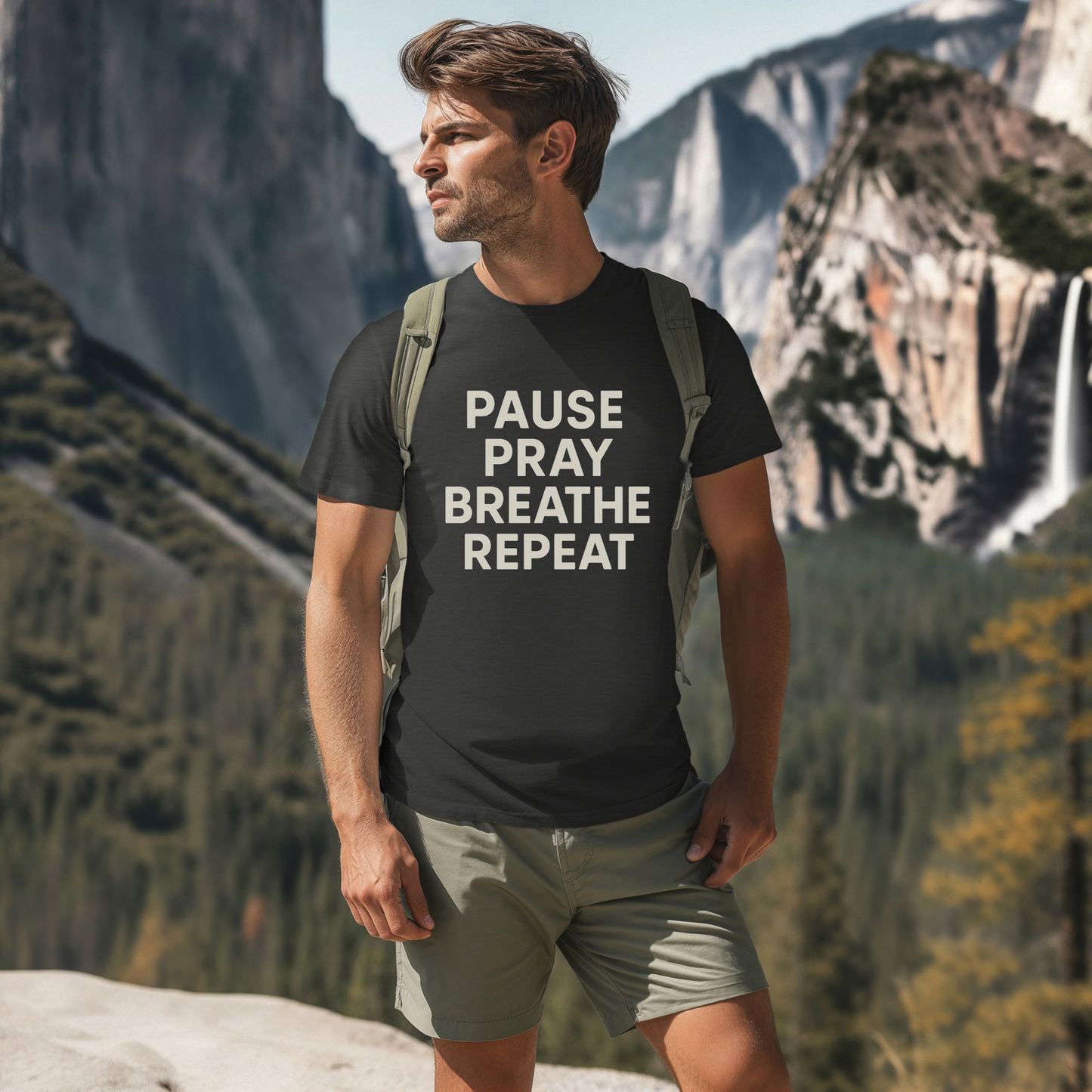 Pause Pray Breathe Repeat T-Shirt