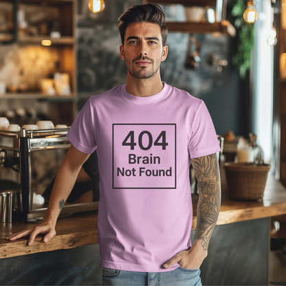 404 Brain Not Found T-Shirt