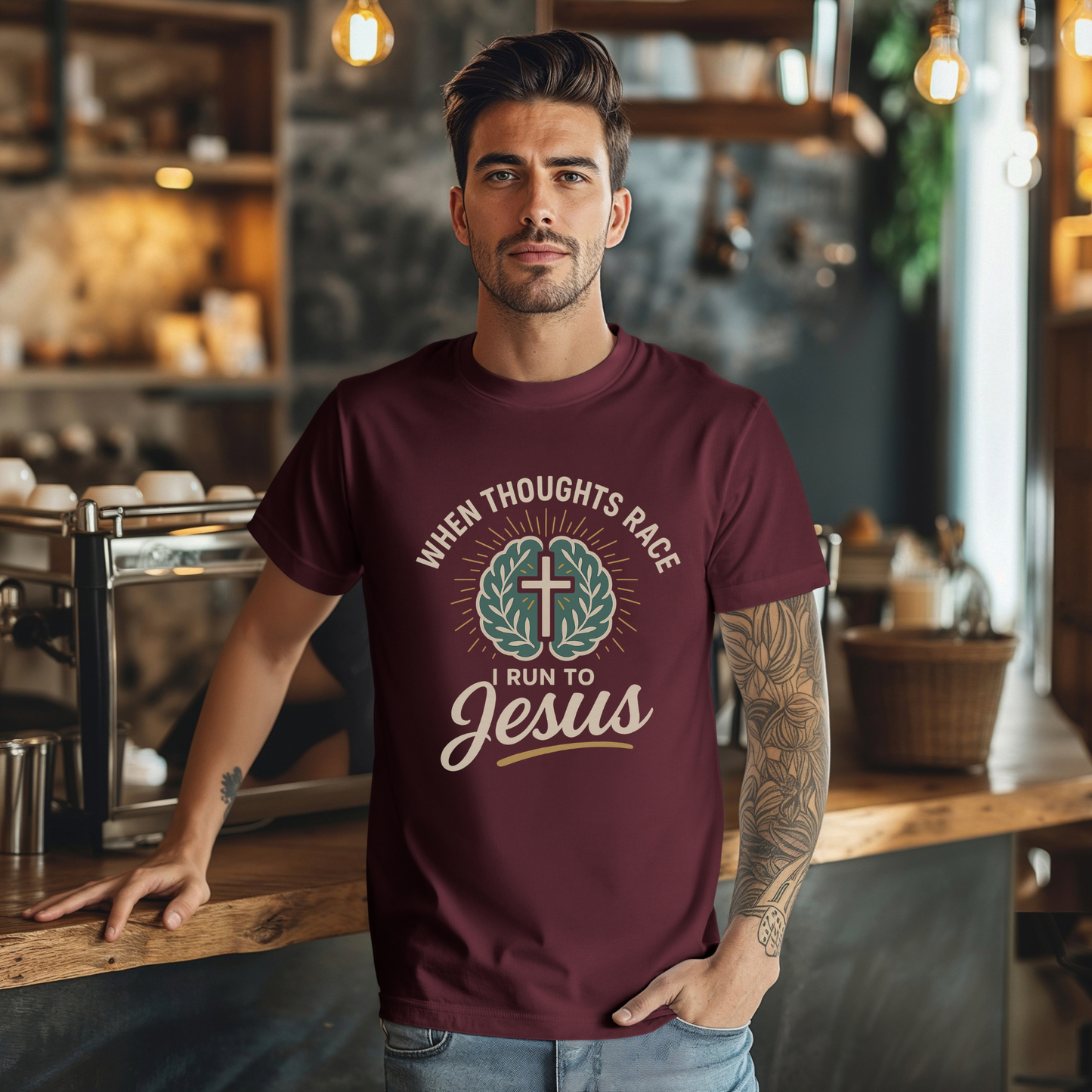 Jesus When Thoughts Race T-Shirt