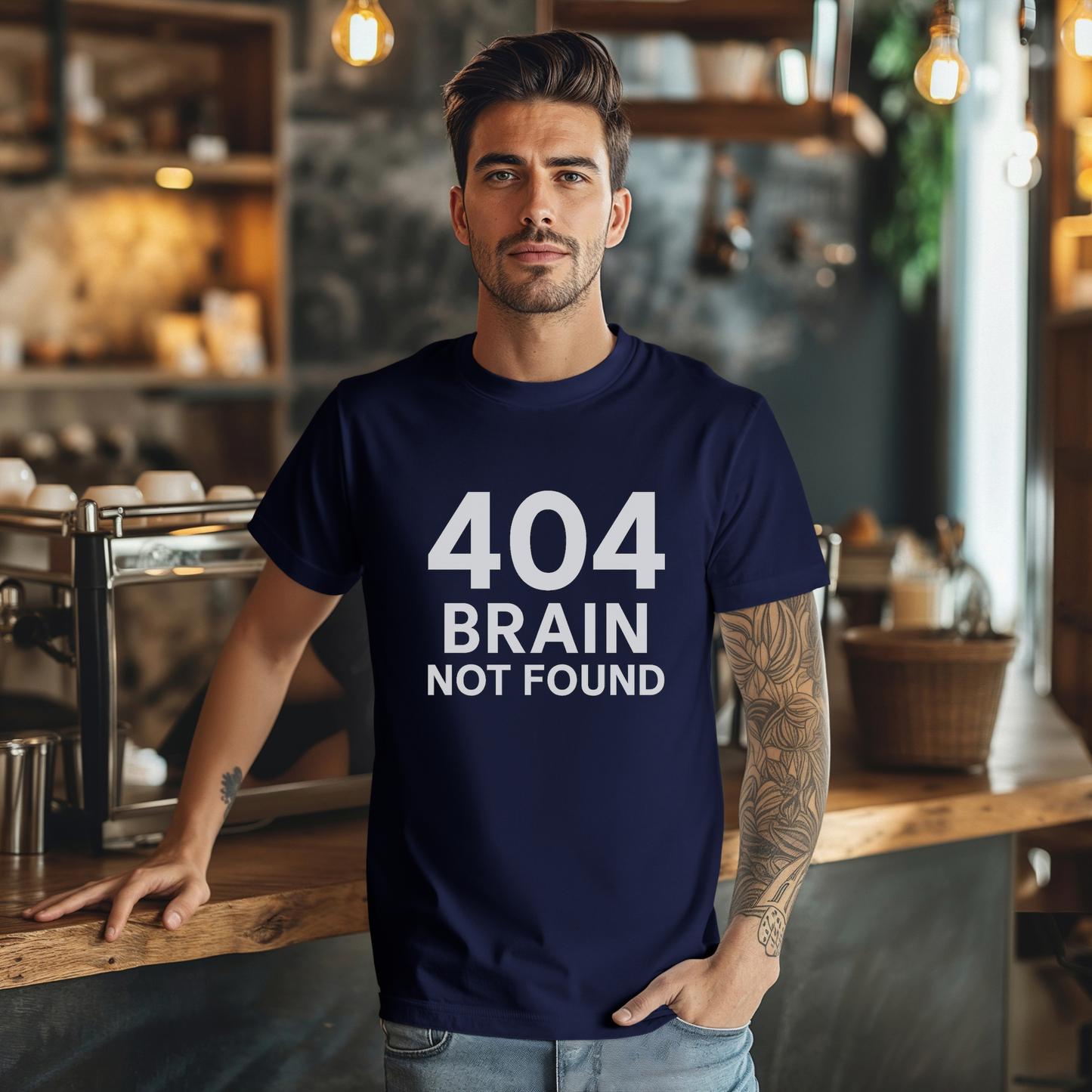 404 Brain Not Found T-Shirt