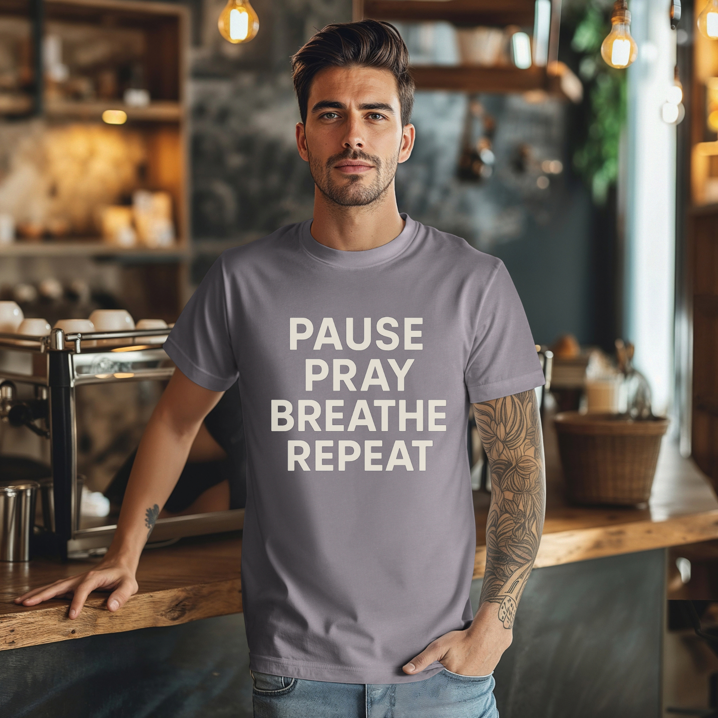 Pause Pray Breathe Repeat T-Shirt
