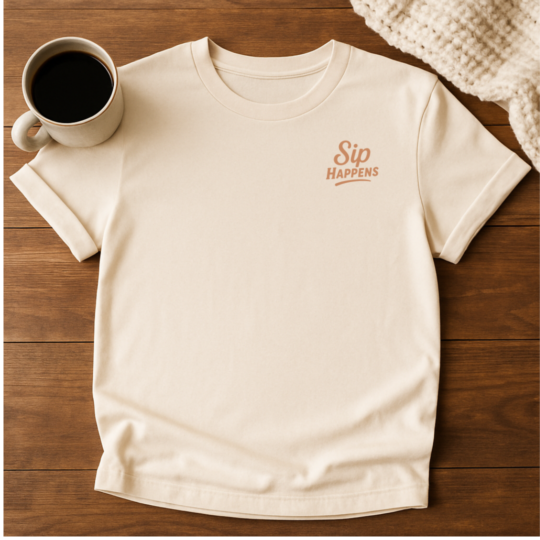 Anxie-Tea Sip Happens T-Shirt