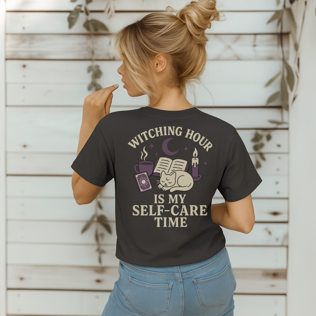 Purple Witching Hour Self-Care Time T-Shirt