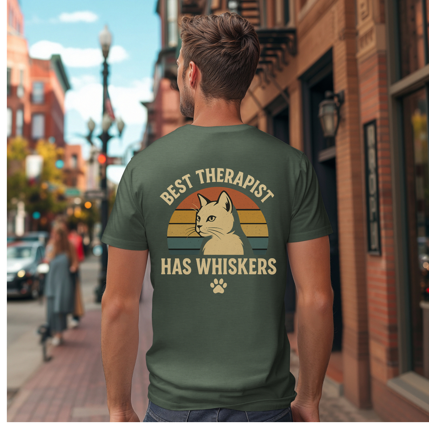 Cat Best Therapist T-Shirt