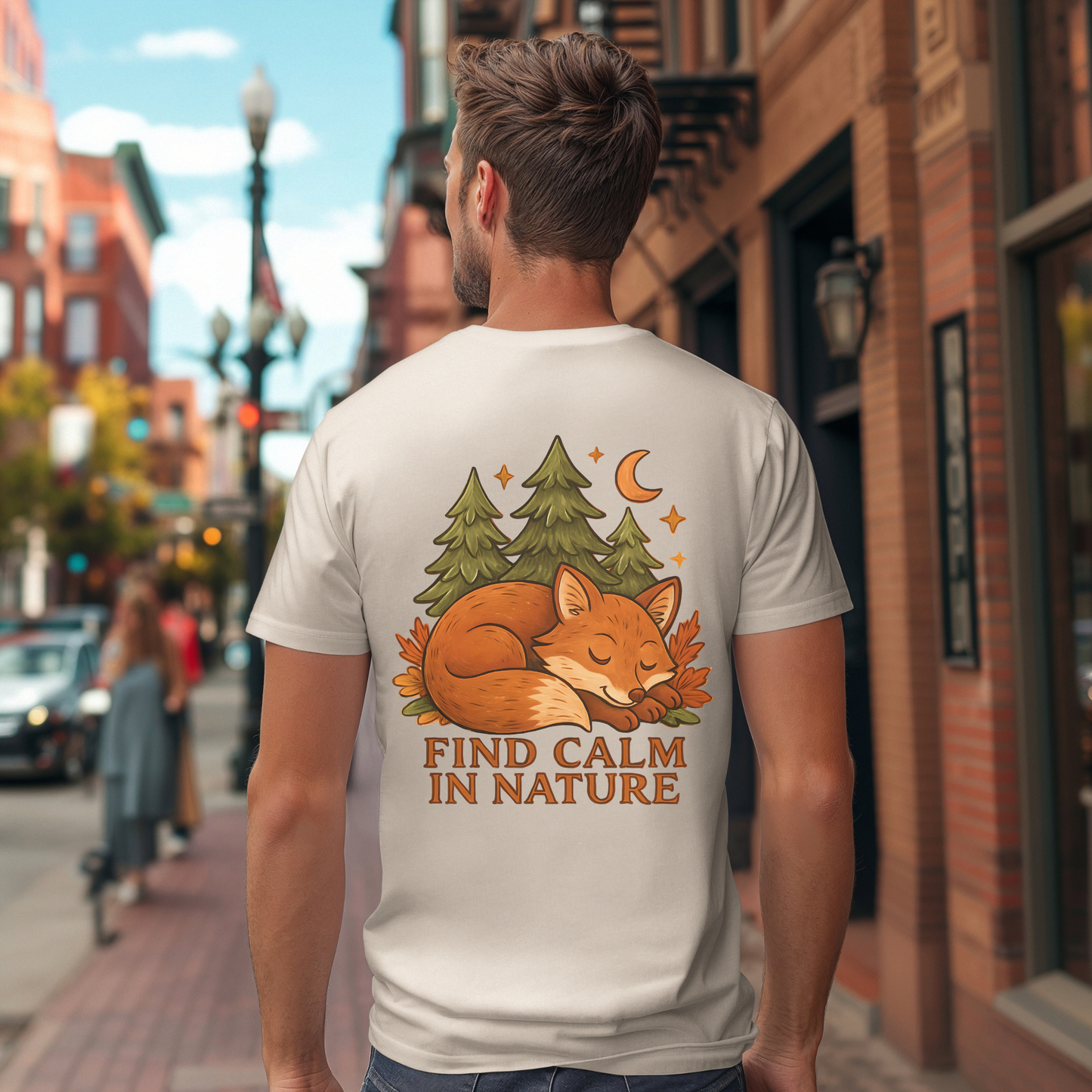 Fox Find Calm in Nature T-Shirt