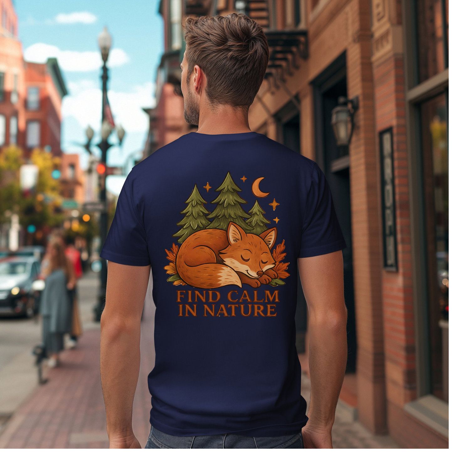 Fox Find Calm in Nature T-Shirt