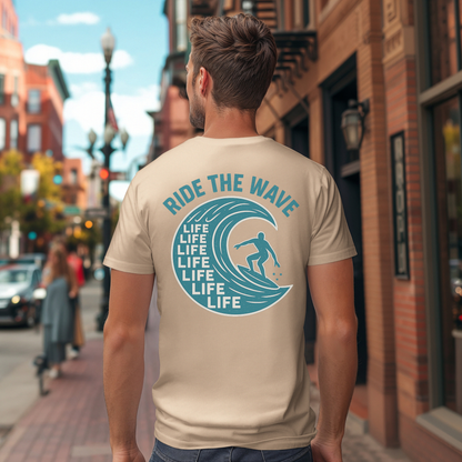 Teal Ride the Wave T-Shirt