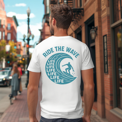 Teal Ride the Wave T-Shirt