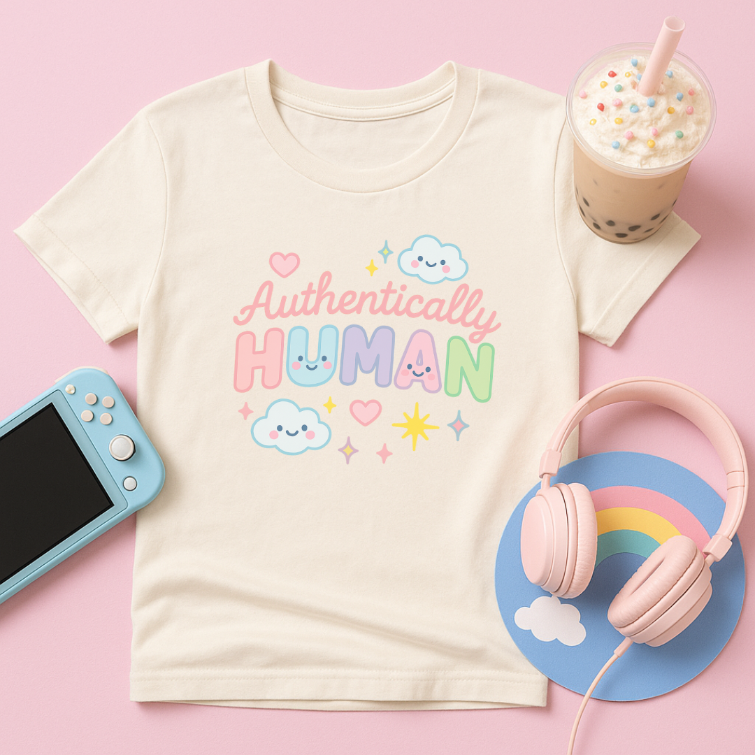 Kawaii Authentically Human Short Sleeve Tee