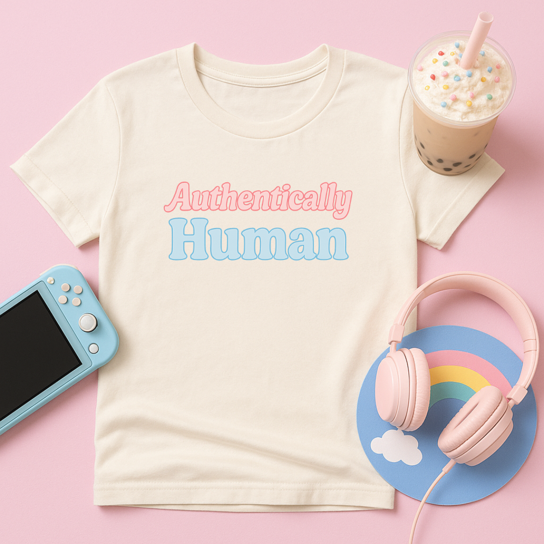 Cotton candy Authentically Human T-Shirt