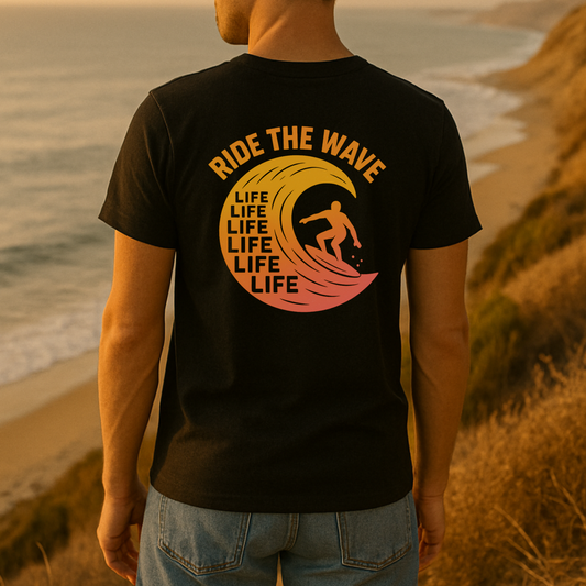 Sunset Ride the Wave T-Shirt