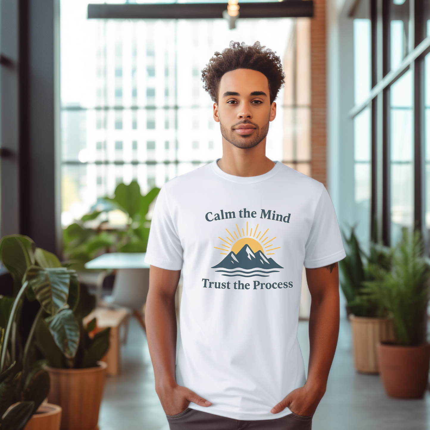 Calm the Mind Mountains T-Shirt