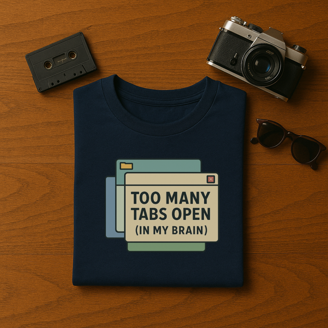 Too Many Tabs Open (in my brain) T-Shirt