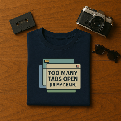 Too Many Tabs Open (in my brain) T-Shirt