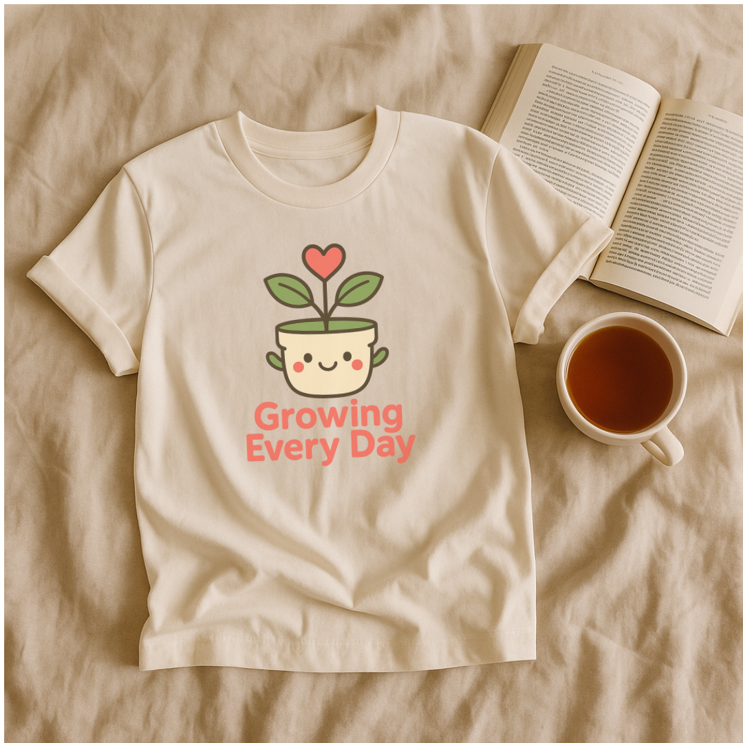 Growing Every Day Plant T-Shirt