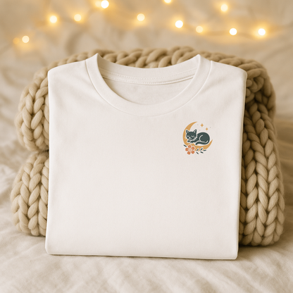 Black Cat Rest is Magic T-Shirt