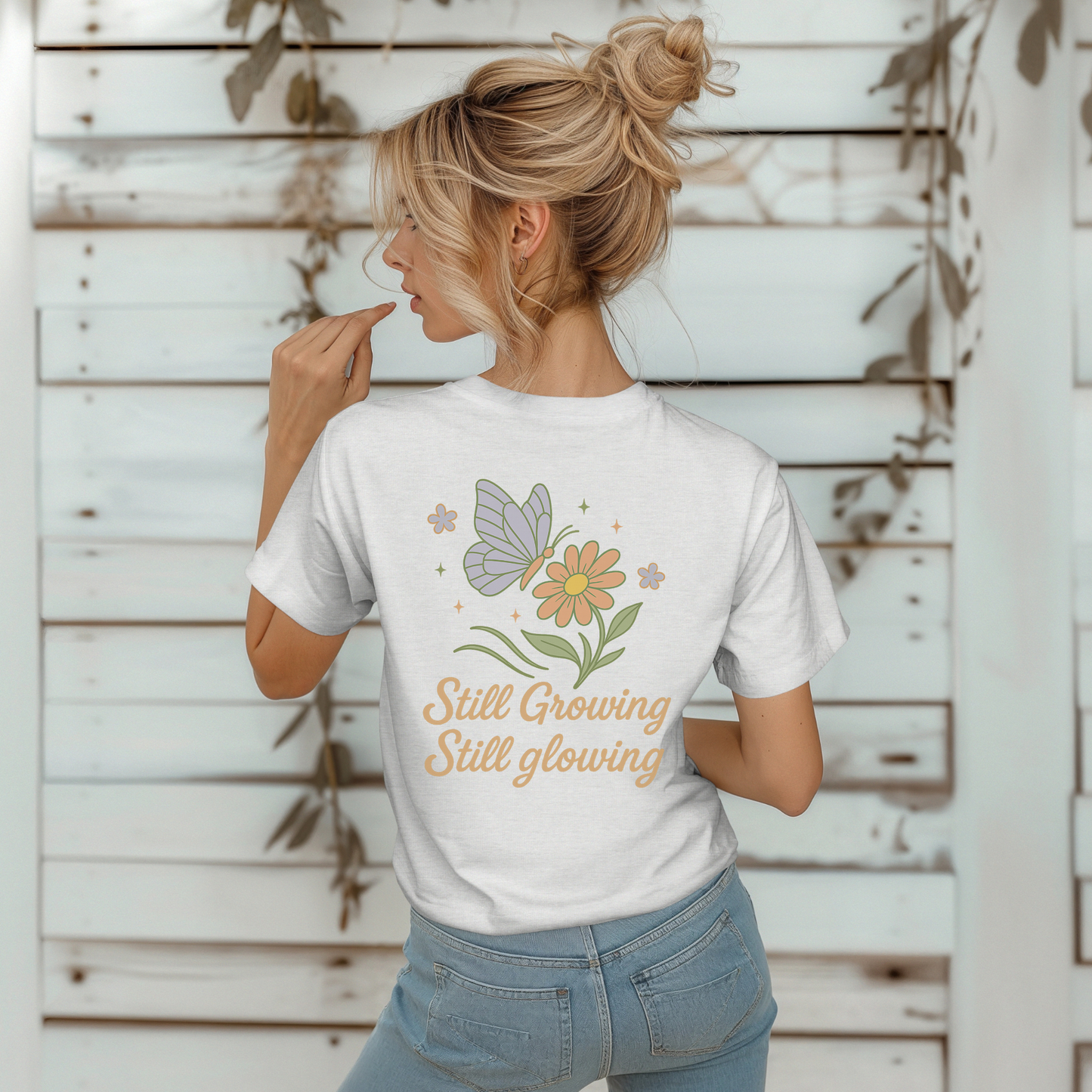 Butterfly Growing and Glowing T-Shirt