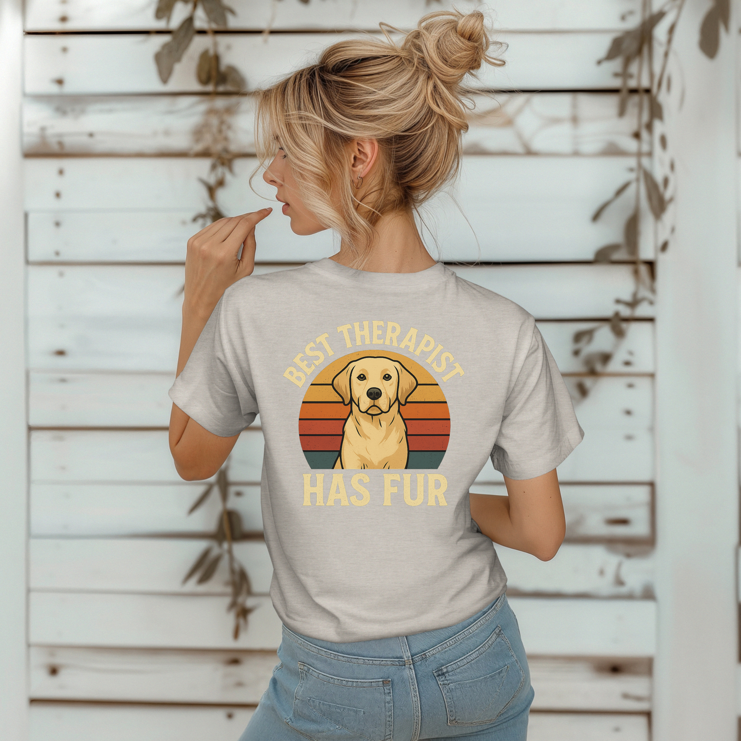 Best Therapist Has Fur Lab T-Shirt
