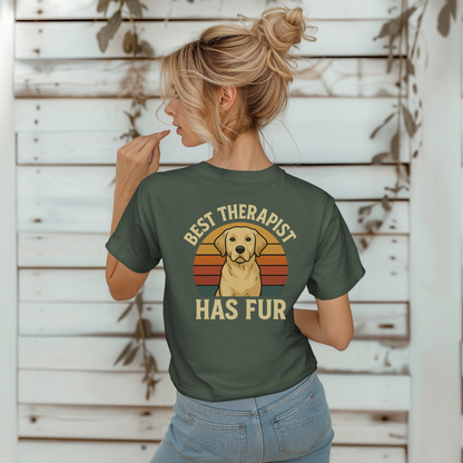Best Therapist Has Fur Lab T-Shirt