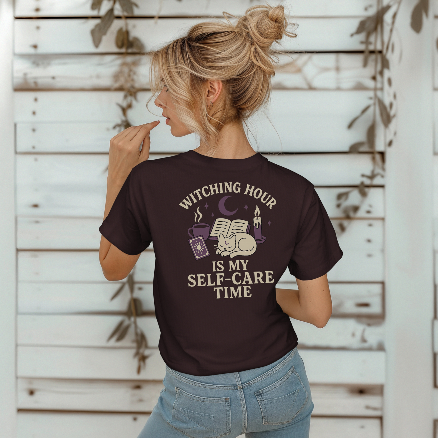 Purple Witching Hour Self-Care Time T-Shirt