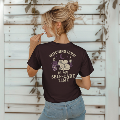 Purple Witching Hour Self-Care Time T-Shirt