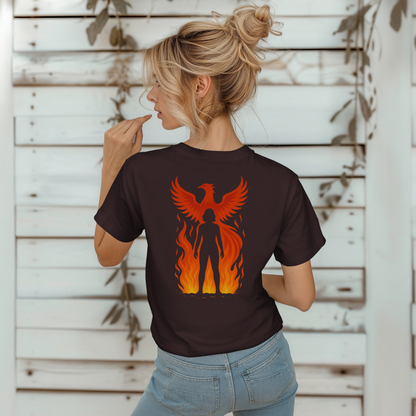 Female Silhouette and Phoenix T-Shirt