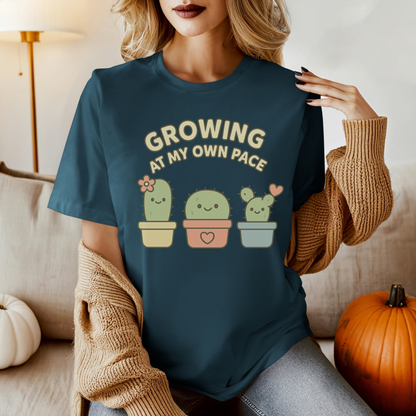 Cactus Growing at My Own Pace T-Shirt