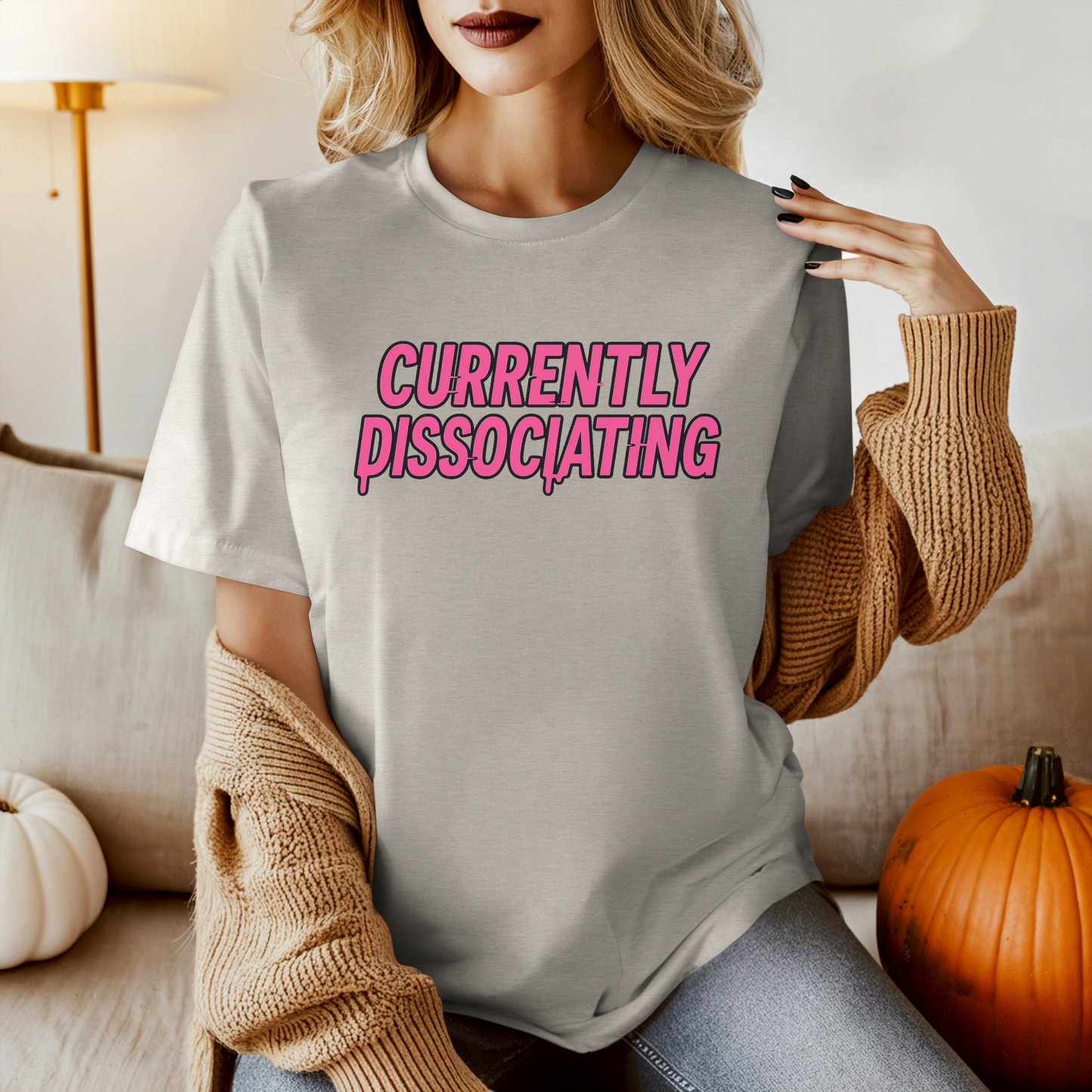 Magenta Currently Dissociating Tee