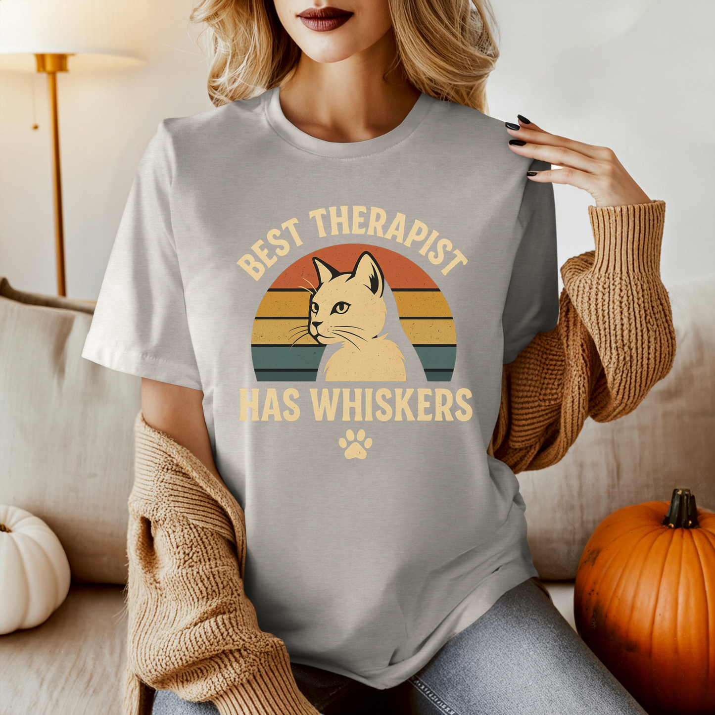 Best Therapist Has Whiskers T-Shirt
