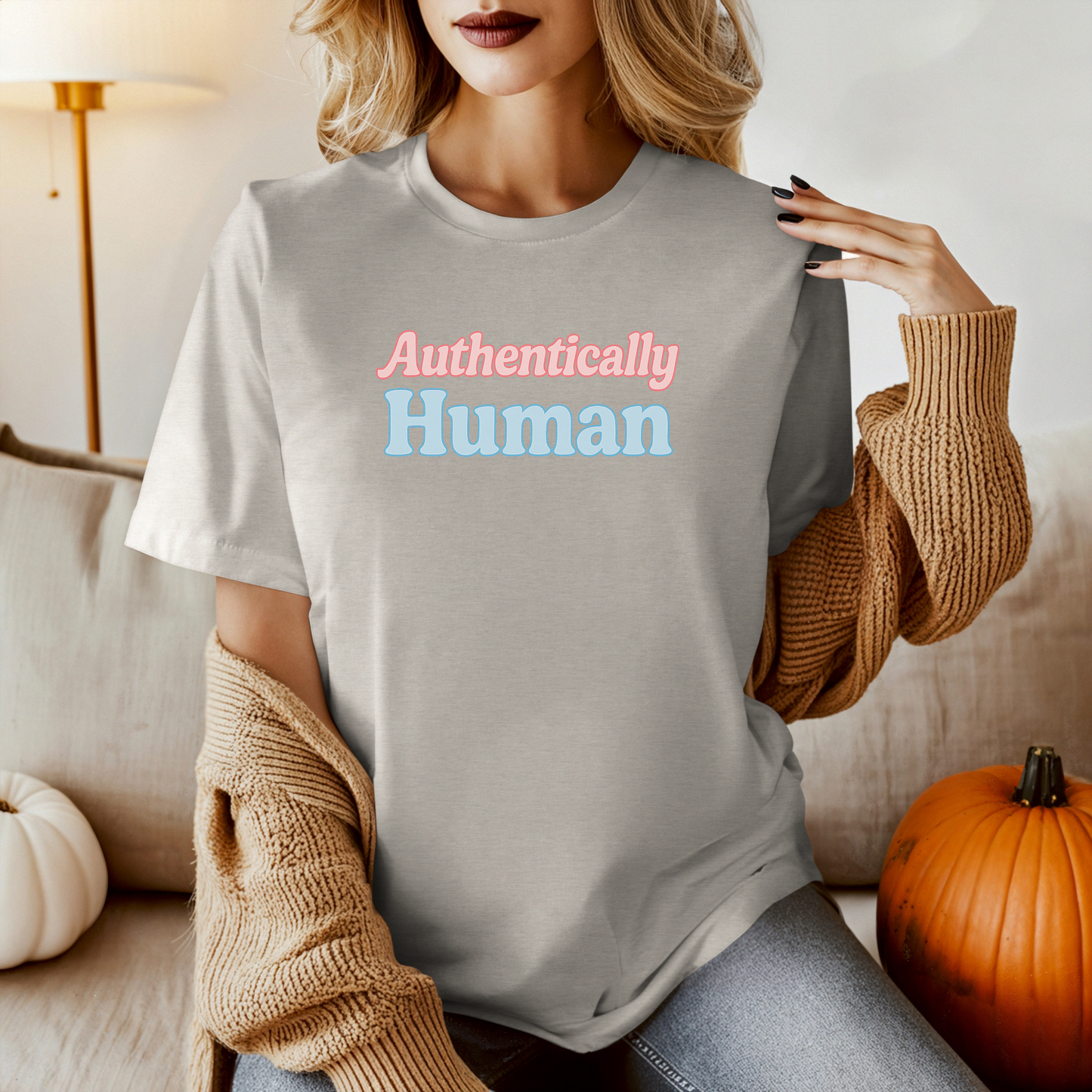 Cotton candy Authentically Human T-Shirt