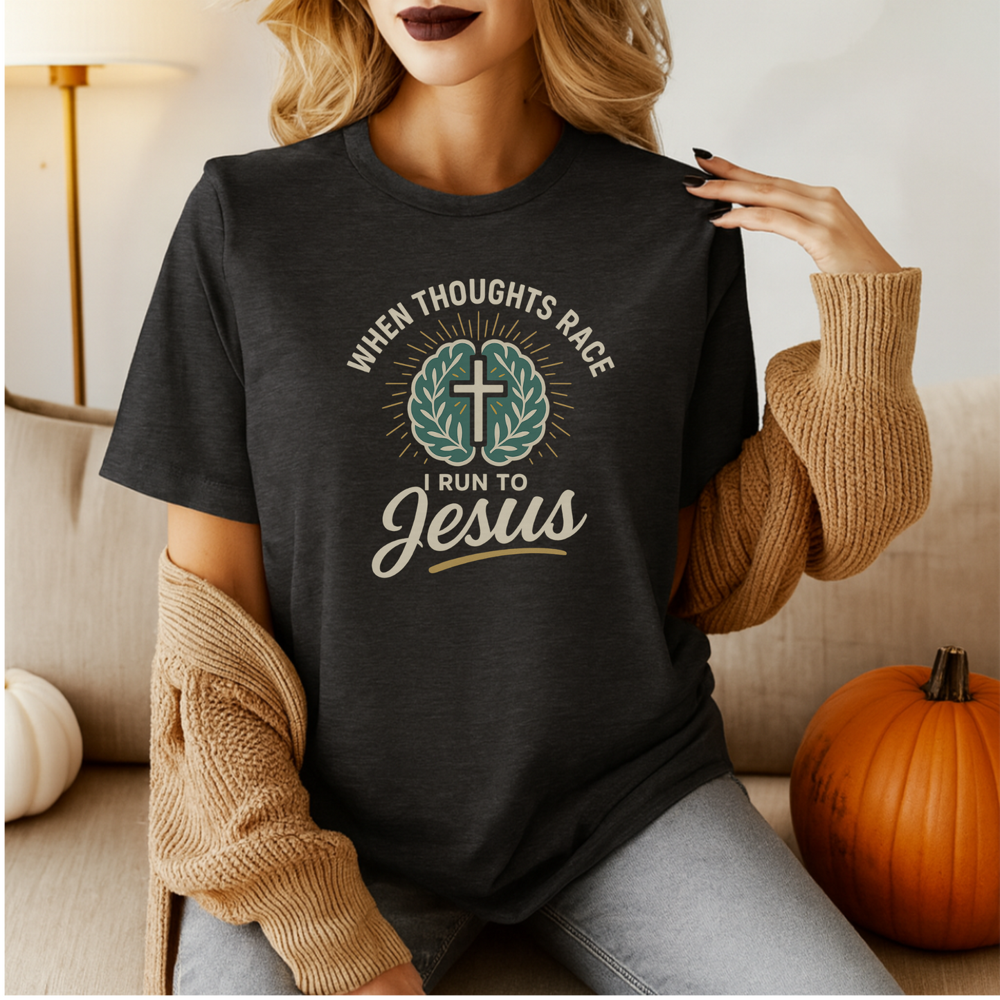 Jesus When Thoughts Race T-Shirt