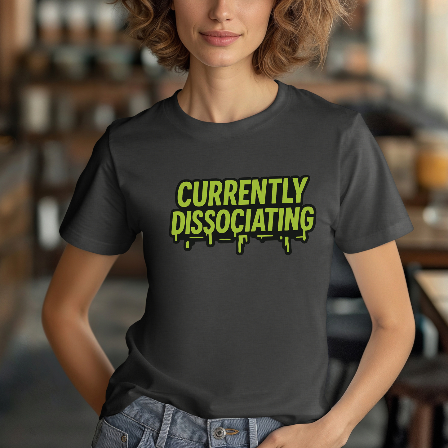 Lime Currently Dissociating Unisex Tee