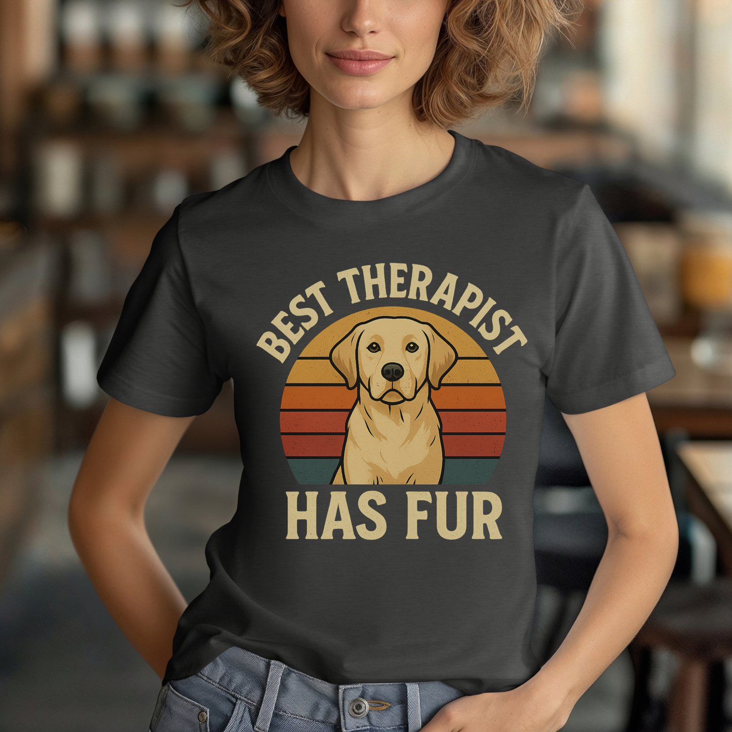 Yellow Lab Therapist T-Shirt