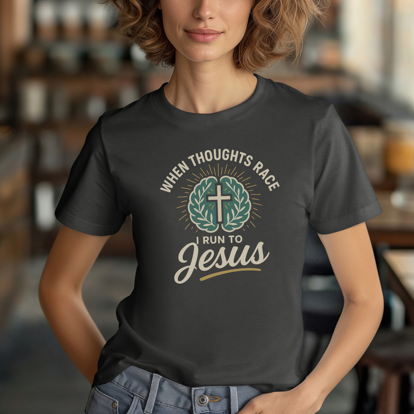Jesus When Thoughts Race T-Shirt