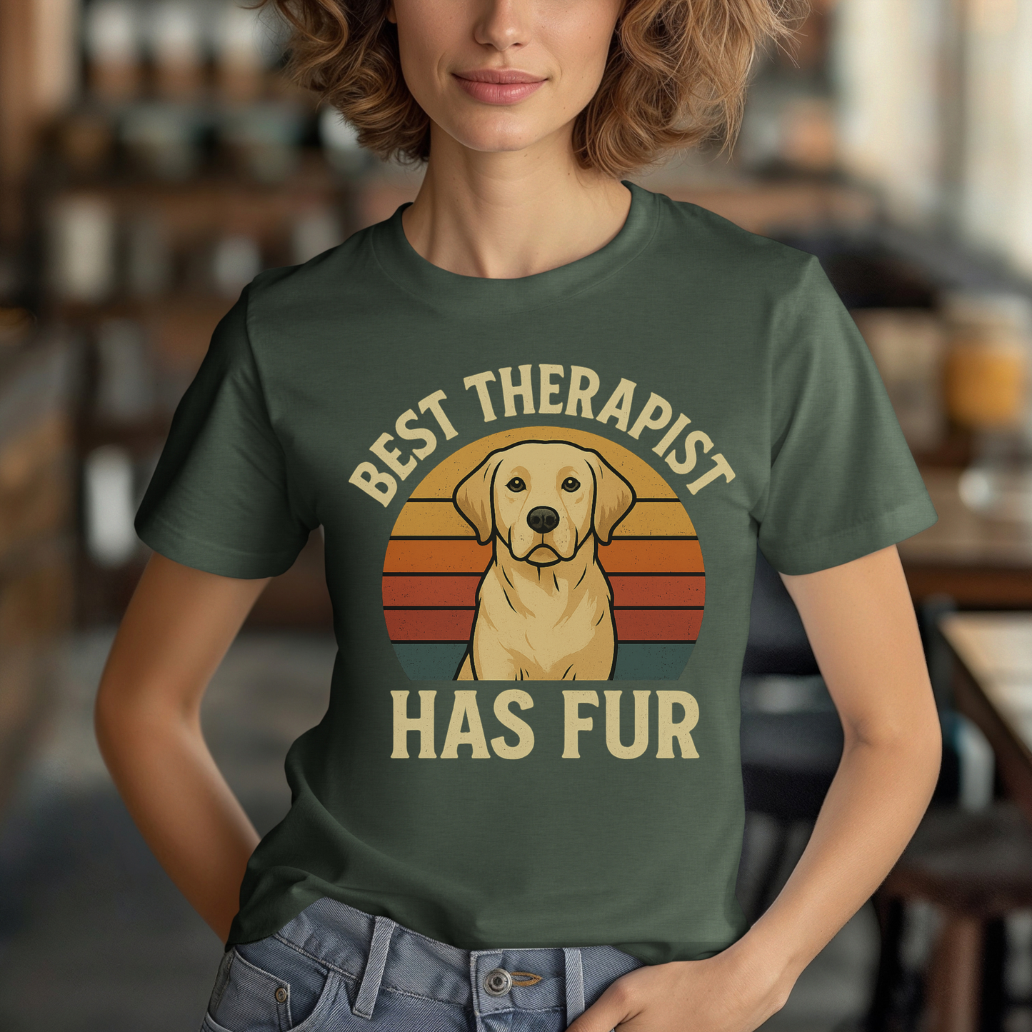 Yellow Lab Therapist T-Shirt