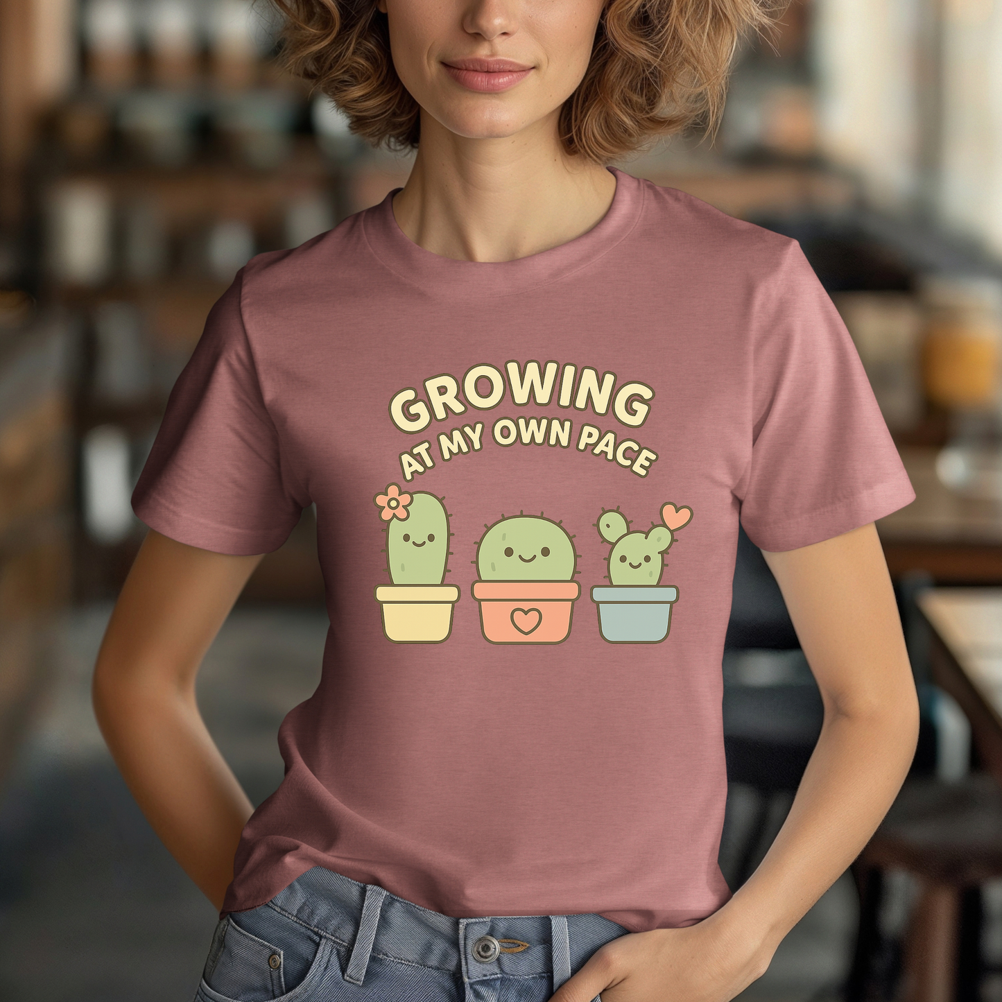 Cactus Growing at My Own Pace T-Shirt