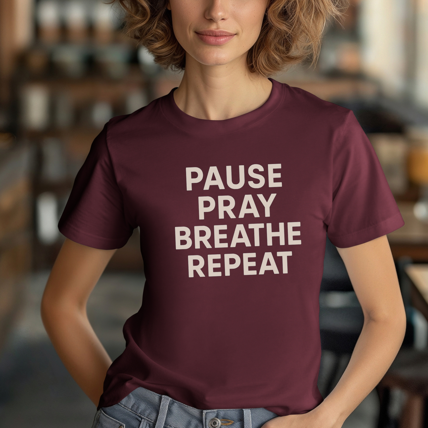 Pause Pray Breathe Repeat T-Shirt