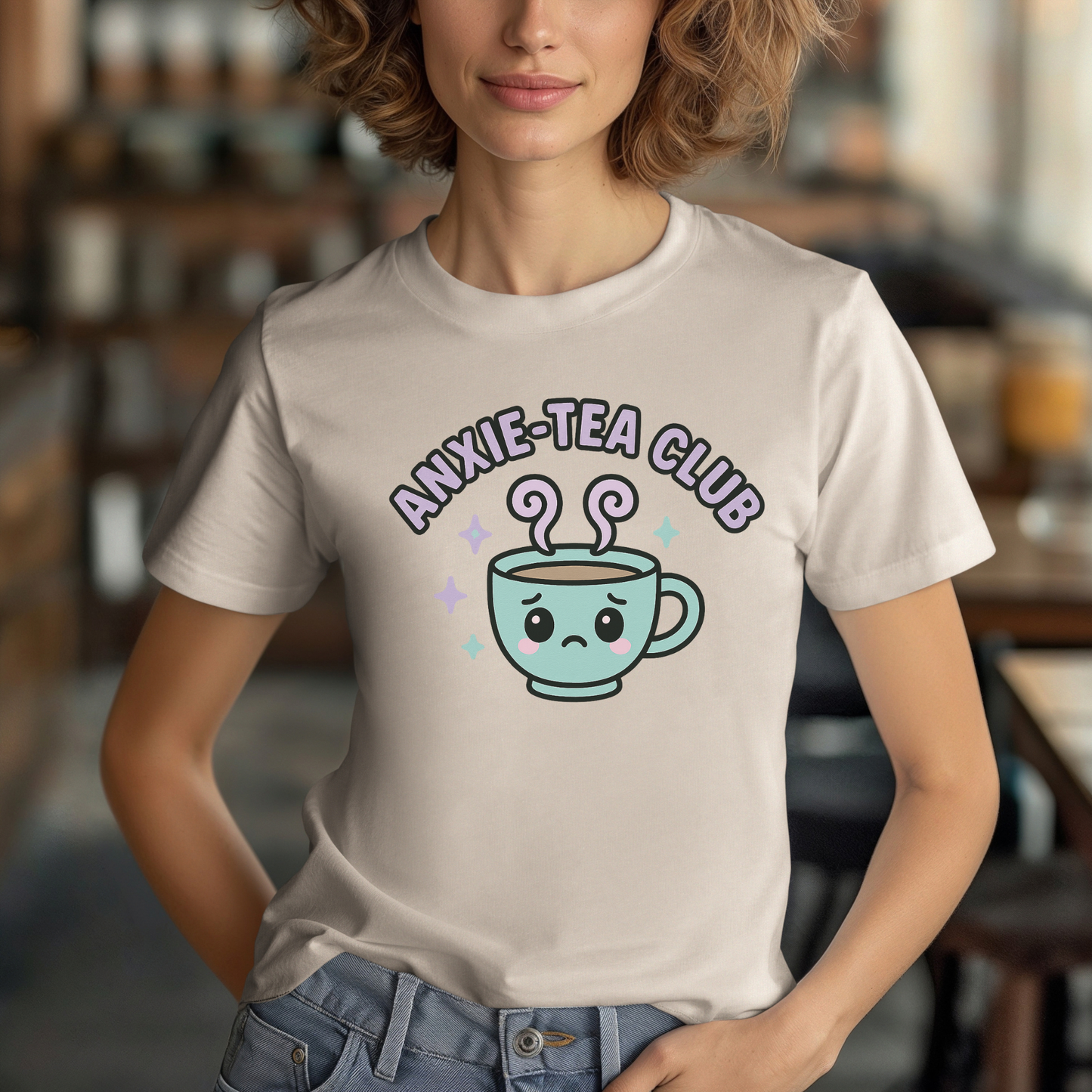 Kawaii Anxie-Tea Club T-Shirt