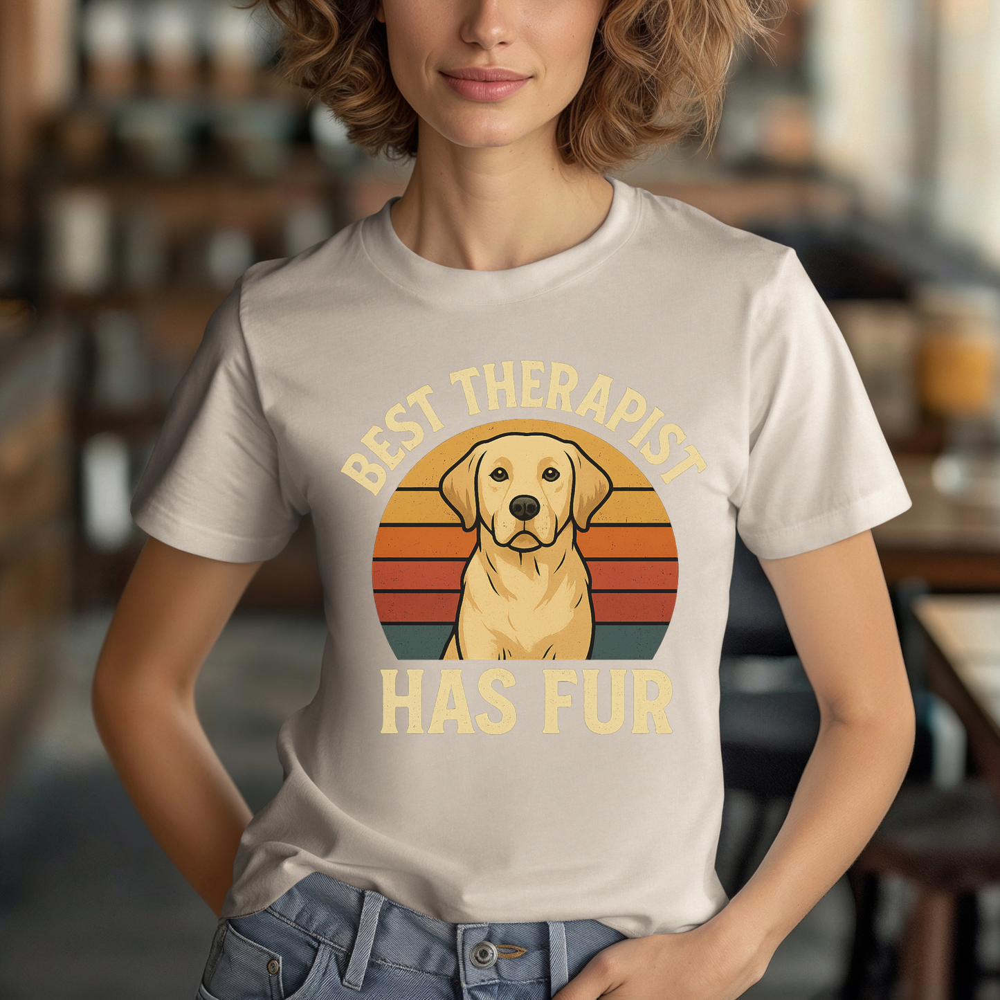 Yellow Lab Therapist T-Shirt
