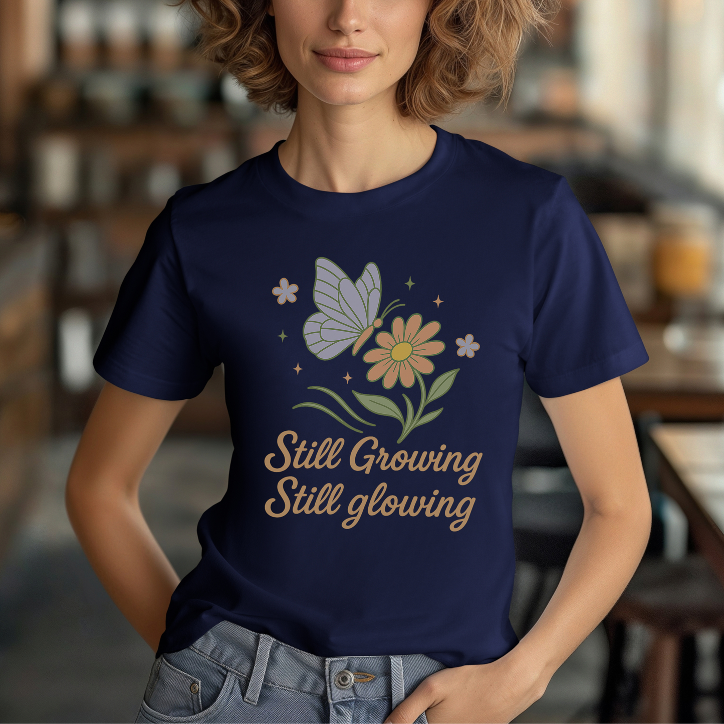 Growth and Glow Butterfly T-Shirt